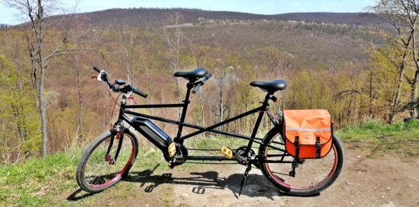 E-tandem kerékpár